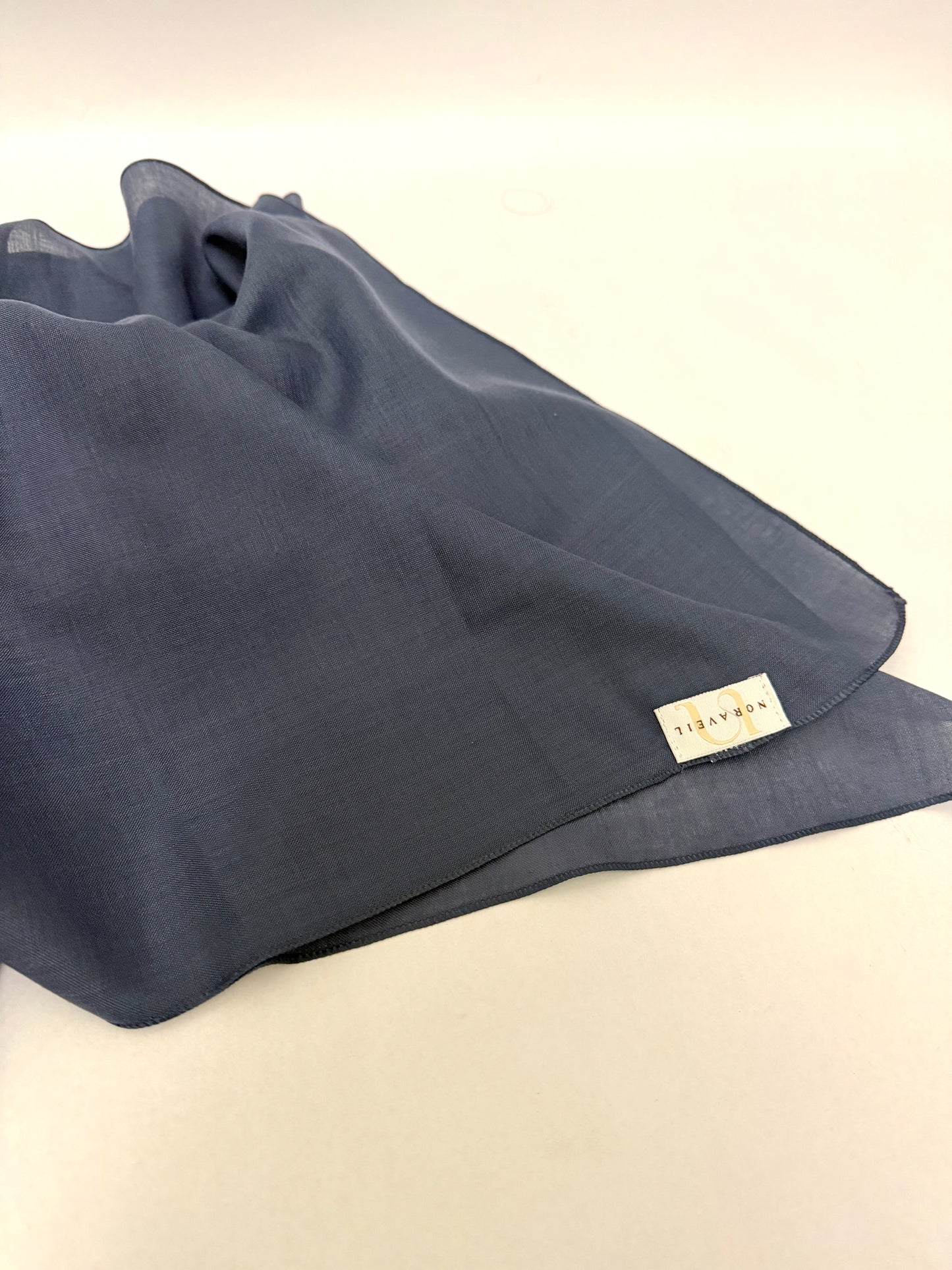 Square Hijab in Jean