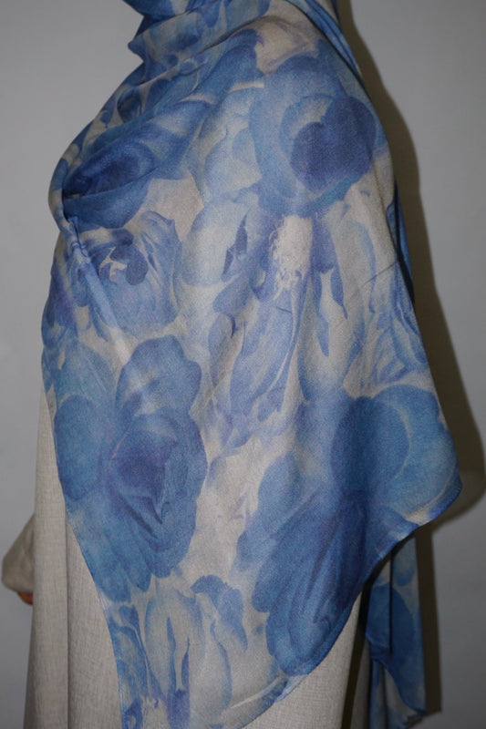 Sapphire Bloom Print Modal