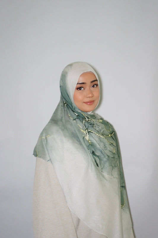 Green Marble Print Modal