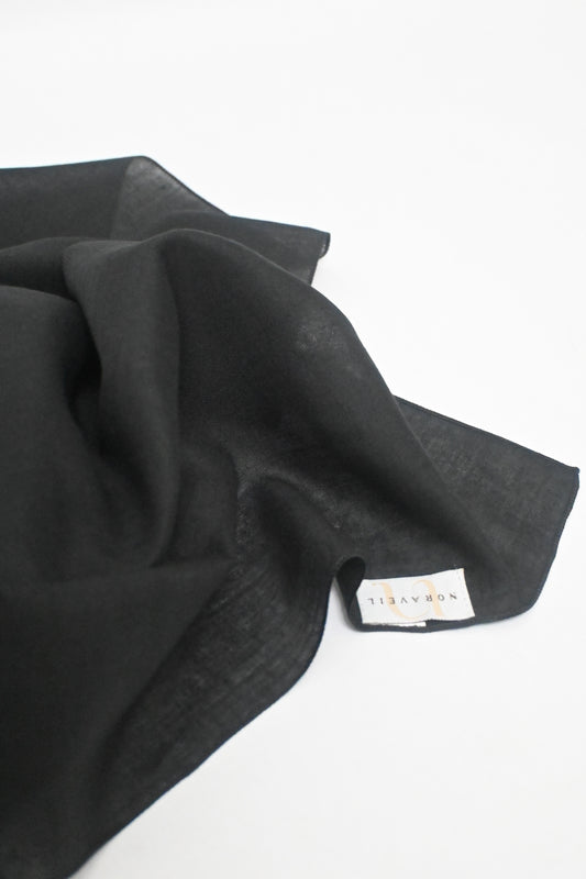 Square Hijab in Black