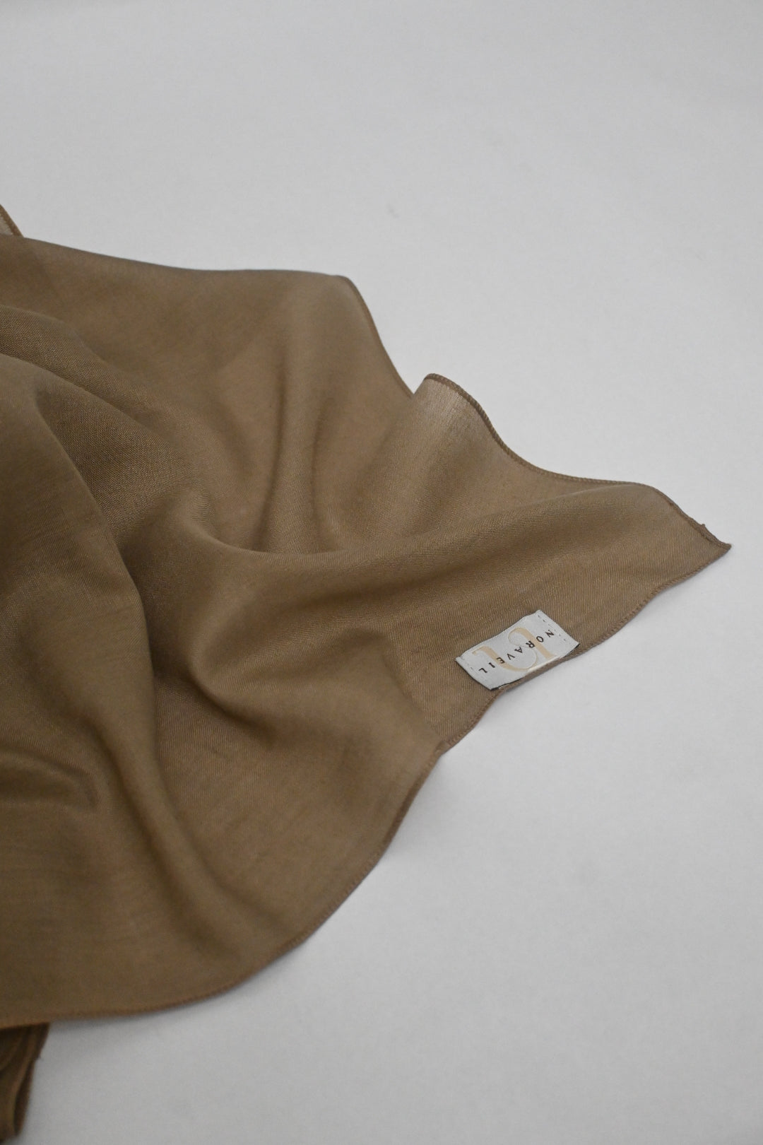 Square Hijab in Khaki