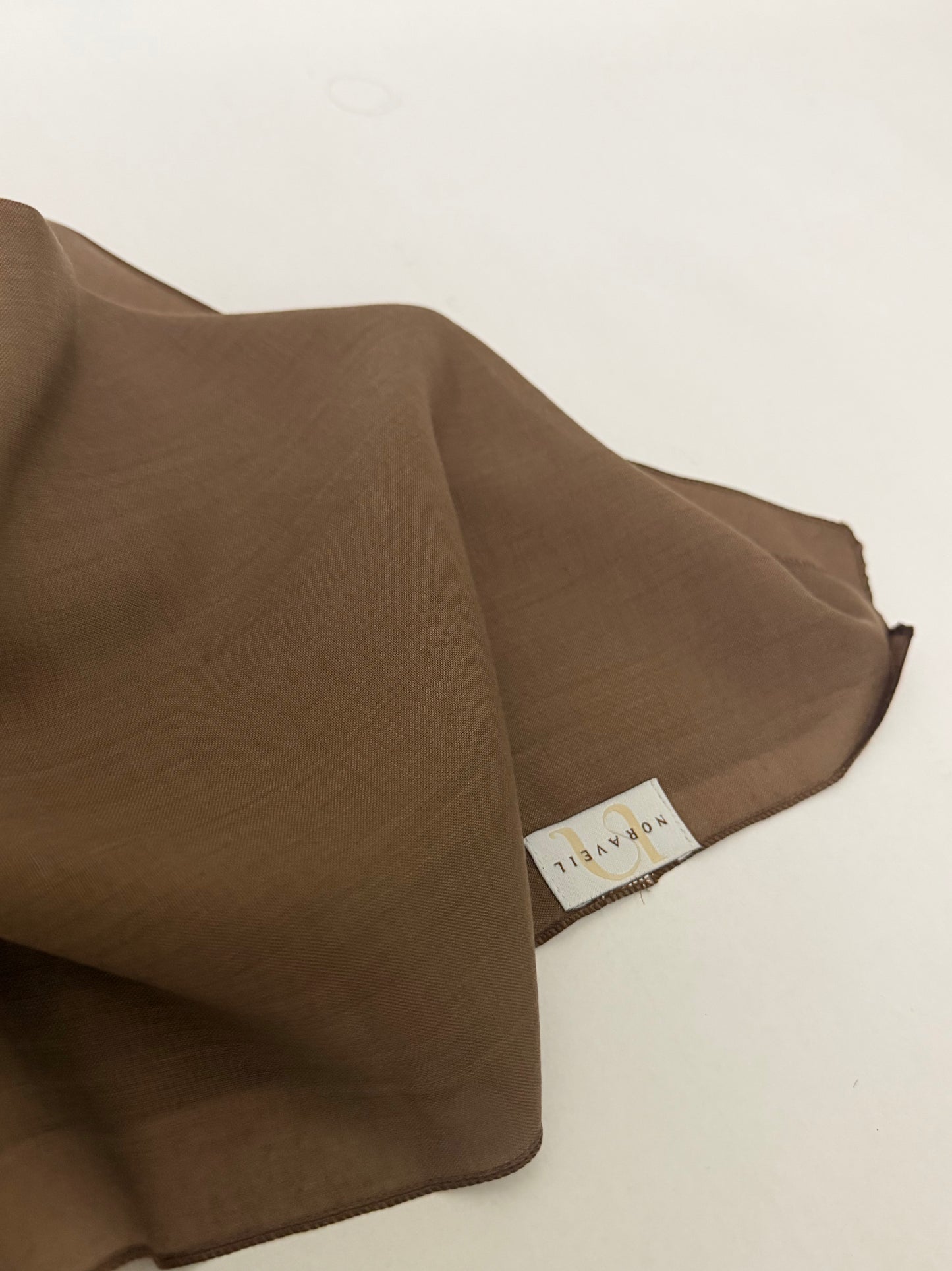 Square Hijab in Coffee