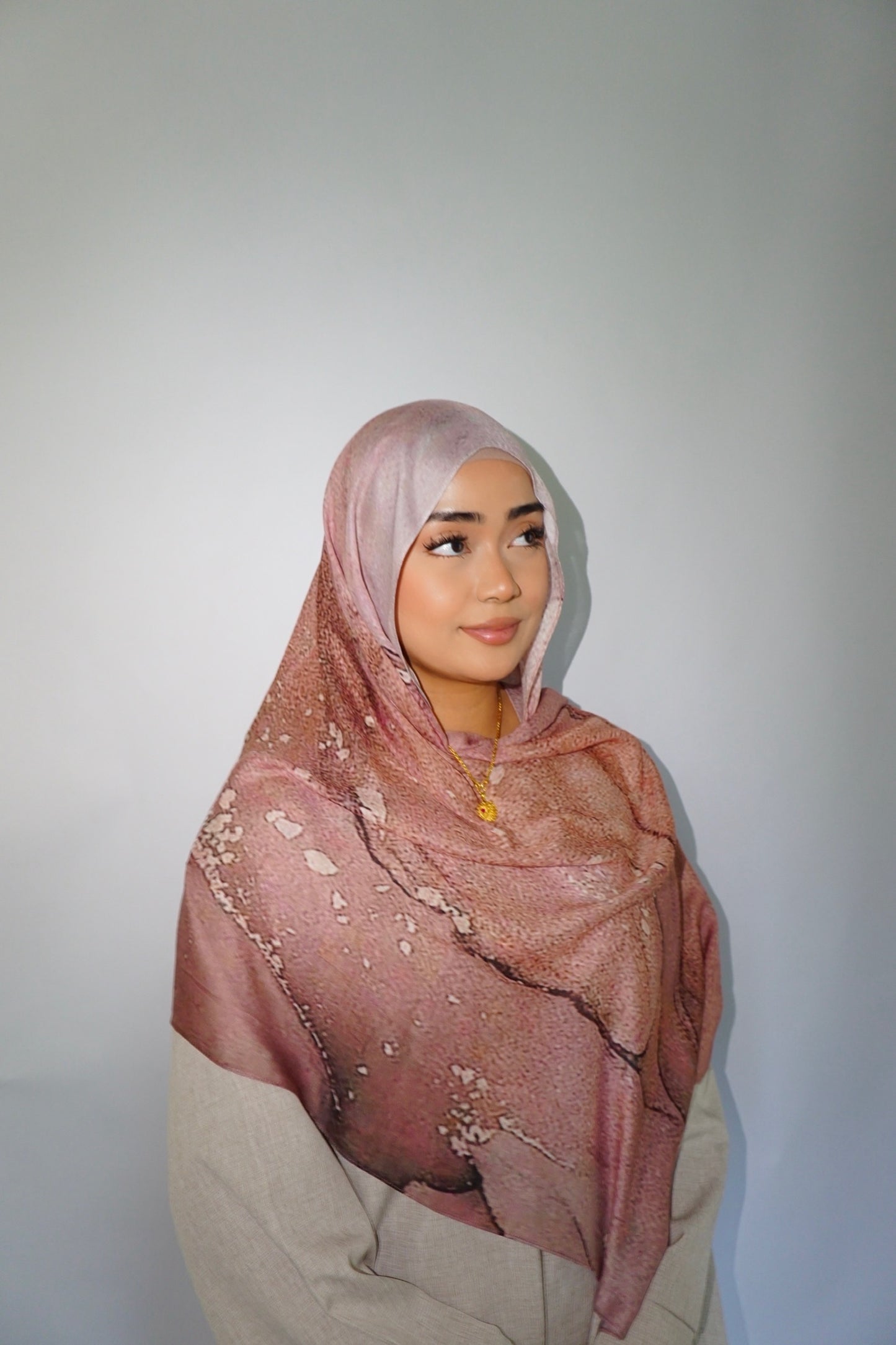 Rose Marble Print Modal